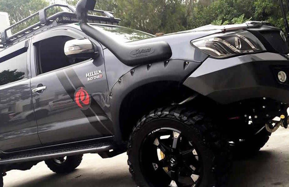 Розширювачі Колісних Арок Фендеры для Позашляховика Toyota Hilux Vigo 2005-2012 роки