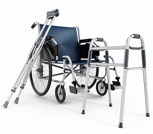 Прокат засобів реабілітації (інвалідні візки, милиці)