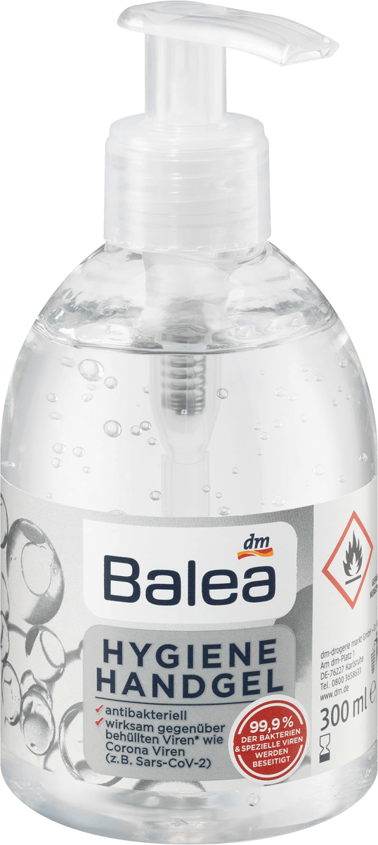 Гігієнічний - антибактеріальний гель для рук Balea Hygiene Hand-Gel, 300 мл