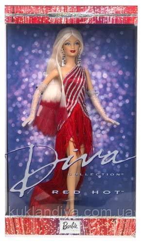 Колекційна лялька Барбі Дива Barbie Diva Collection — Red Hot Diva 2002, фото 1