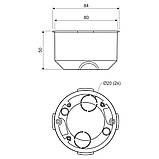 Ізоляційна коробка Ø80х50мм Копос КІ 68 L/1_NA, фото 2