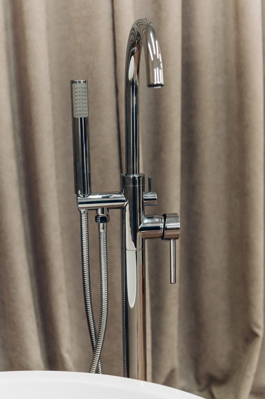 Кран Змішувач для Ванни Окремостоячий Brone Fantasia CHROME PLATED Змішувач БРОНЕ