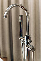 Кран Змішувач для Ванни Окремостоячий Brone Fantasia CHROME PLATED Змішувач БРОНЕ, фото 8