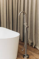 Змішувач Brone Fantasia BRUSHED NICKEL Кран Змішувач для Ванни Окремостоячий БРОНЕ, фото 7