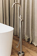 Змішувач Brone Fantasia BRUSHED NICKEL Кран Змішувач для Ванни Окремостоячий БРОНЕ, фото 10