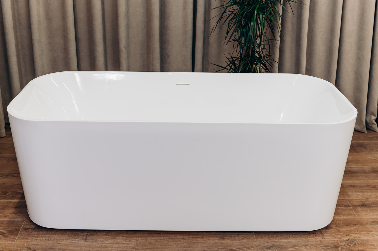 Ванна Окремо Стояча з Акрилу BRONE Superiore White Акрилова Прямокутна Ванна БРОНЕ 175*80*65cm