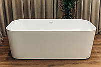 Ванна Окремо Стояча з Акрилу BRONE Superiore White Акрилова Прямокутна Ванна БРОНЕ 175*80*65cm, фото 5