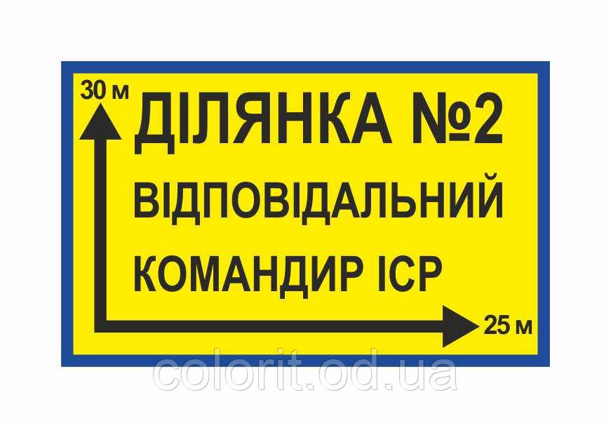 Табличка "Ділянка", фото 1