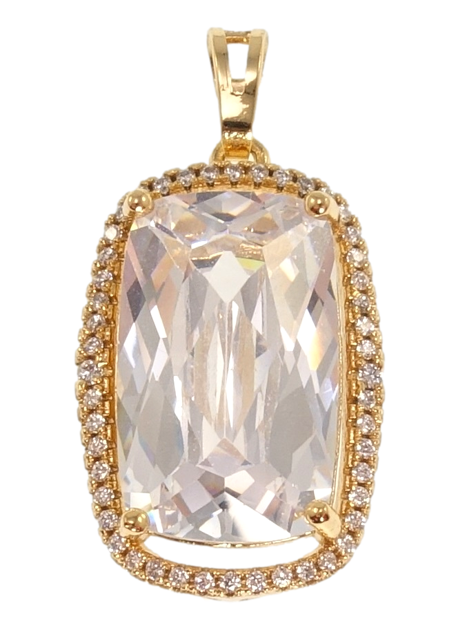 Кулон Xuping Позолота 18K "Фіаніт з інкрустацією цирконієм" для ланцюжка до 5мм