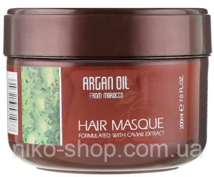 Bingo Morocco Argan oil Маска для волосся з екстрактом ікри, 200 мл, 71077, фото 1