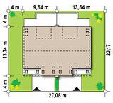 S13. Проект двоповерхових будинків для симетричної забудови, фото 3