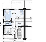 S13. Проект двоповерхових будинків для симетричної забудови, фото 4
