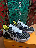 Nike LeBron Witness 6 White Purple Gold мужские баскетбольные кроссовки