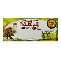 Етикетка на банку "Мед Квітковий" (116х50)