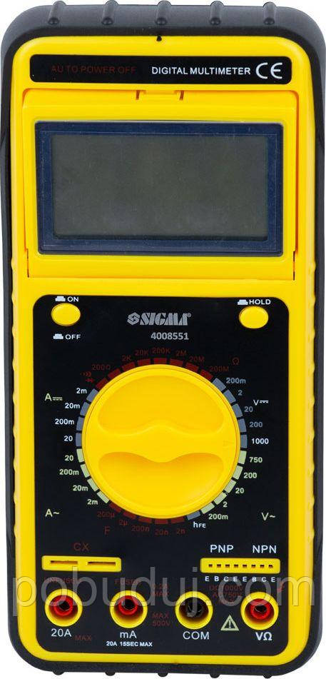 Мультиметр цифровий Sigma Profi (4008551), фото 1