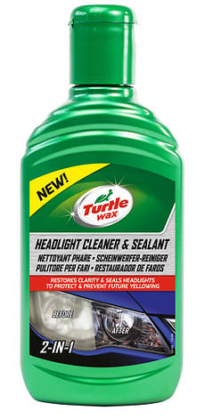 Поліроль Turtle Wax для пластикових фар 2 в 1 , 300 мл, фото 1