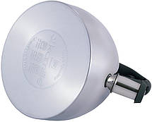 Чайник Kamille Whistling Kettle 2.7л 7travз нержавіючої сталі зі свистком і скляною кришкою (сіра ручка), фото 6