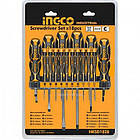Набір викруток INGCO INDUSTRIAL універсальниx 18шт (HKSD1828)