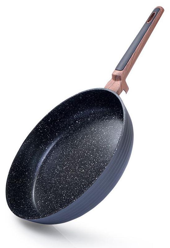 Сковорода Fissman Diamond Grey Ø26см 7trav з 5-шаровим антипригарним покриттям
