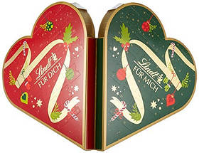 Адвент календар Lindt Fur Dich Advent Calendar 505g (подвійна коробка)
