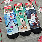 Шкарпетки жіночі махрові новорічні середні Туреччина р. 36-40 малюнок асорті 30033354, фото 2