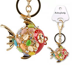 Підвісок для сумки / брелок для ключів Різнобарвна риба