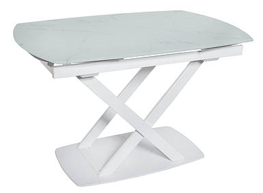 Стол обеденный DAOSUN DT 8106 белый мрамор