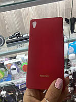 Чехол силиконовый для Sony Xperia Z3+ Plus E6533 (Z4) красный