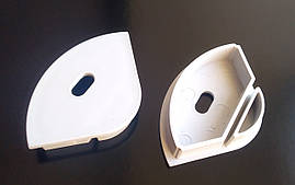 Торцева (бічна) заглушка LEDTech для кутового алюмінієвого профілю LT-606 30*30мм