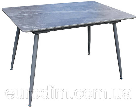 Стол обеденный раскладной керамика из МДФ серый DAOSUN DT 859 new, фото 1