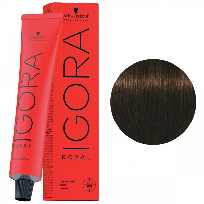 Фарба для волосся Schwarzkopf Igora Royal New 4-63Середній коричневий шоколадний матовий 60 мл.