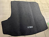 Ворсовий килимок в багажник SKODA Octavia A5 з 2004-2012 рр. ліфтбек (Чорний), фото 5