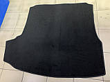 Ворсовий килимок в багажник SKODA Octavia A5 з 2004-2012 рр. ліфтбек (Чорний), фото 6