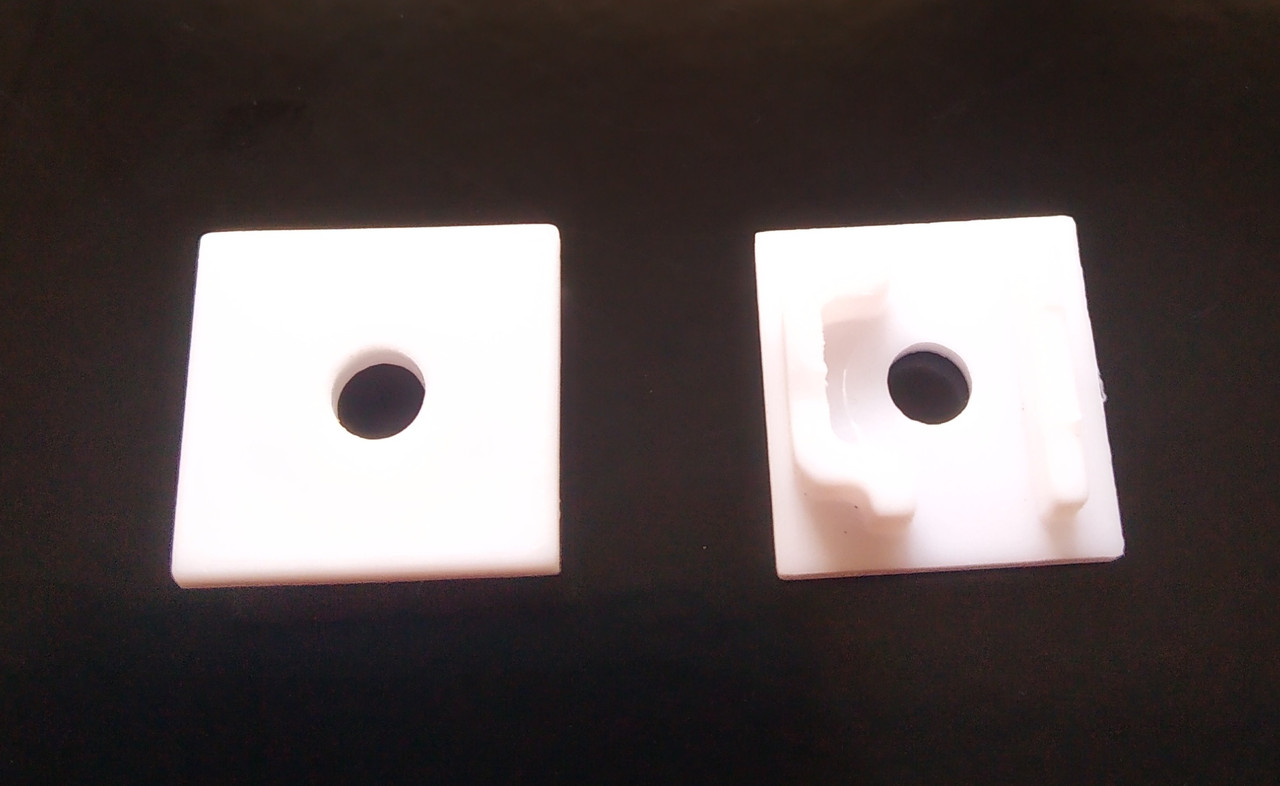 Торцева (бічна) заглушка LEDTech для алюмінієвого профілю під штукатурку із шириною плат (PCB) 13 мм