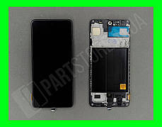 Дисплей-модуль Samsung SM А515 OLED А51 Black 2020 у зборі з рамкою