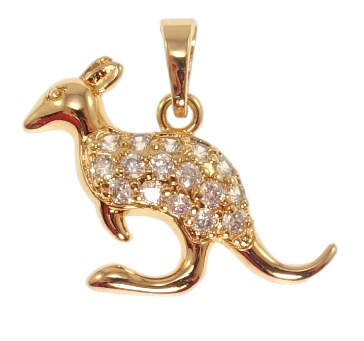Кулон Xuping Позолота 18K "Кенгуру" для ланцюжка до 5мм