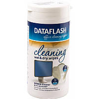 Чист. DataFlash (DF1511) салфетки для TFT/LCD, 50 влаж. + 50 сух.