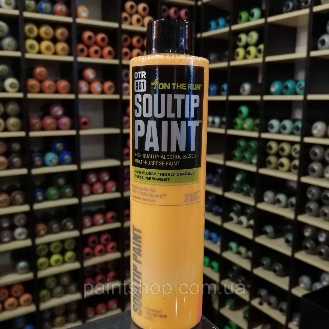 Заправка для маркерів On the Run Soultip 901 Neon Orange (Помаранчевий) 210 мл, фото 1