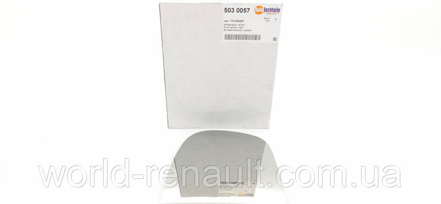 AUTOTECHTEILE (Original) 503 0057 — Скло дзеркала (без нагрівання) верхнє ліве на Renault Trafic 2 з 2001 р., фото 1