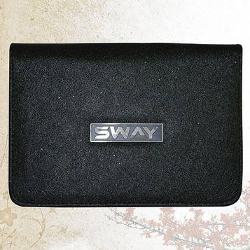 Чохол для 6-ти ножиць Sway Black Glamour Large