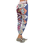 Лосини для фітнесу та йоги з принтом Lingo Абстракція HK91 S-XL райдужний, фото 2