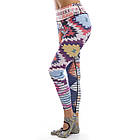Лосини для фітнесу та йоги з принтом Lingo Абстракція HK91 S-XL райдужний, фото 5