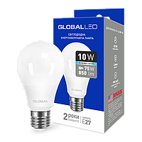 LED-лампа GLOBAL A60 10W яскраве світло 220 V E27 AL (1-GBL-164)