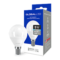 LED лампа GLOBAL G45 F 5W яскраве світло 220V E14 AP (1-GBL-144)