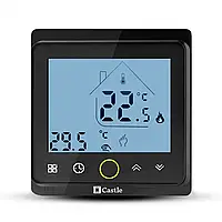 Терморегулятор для теплого пола программируемый с Wi-fi Castle AC603H (Black)