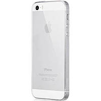 Прозрачный силиконовый чехол - накладка Silicone Case 0.3mm for iPhone 5/5S/SE, Clear