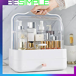 Органайзер для косметики Cosmetic Storage Box 1 секція Білий