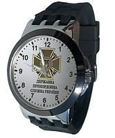 Наручні чоловічі годинники Державна Прикордонна Служба України, ДПСУ, іменний годинник з гравіюванням