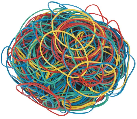 Гумка для грошей (30 г) кольорова "таїланд"