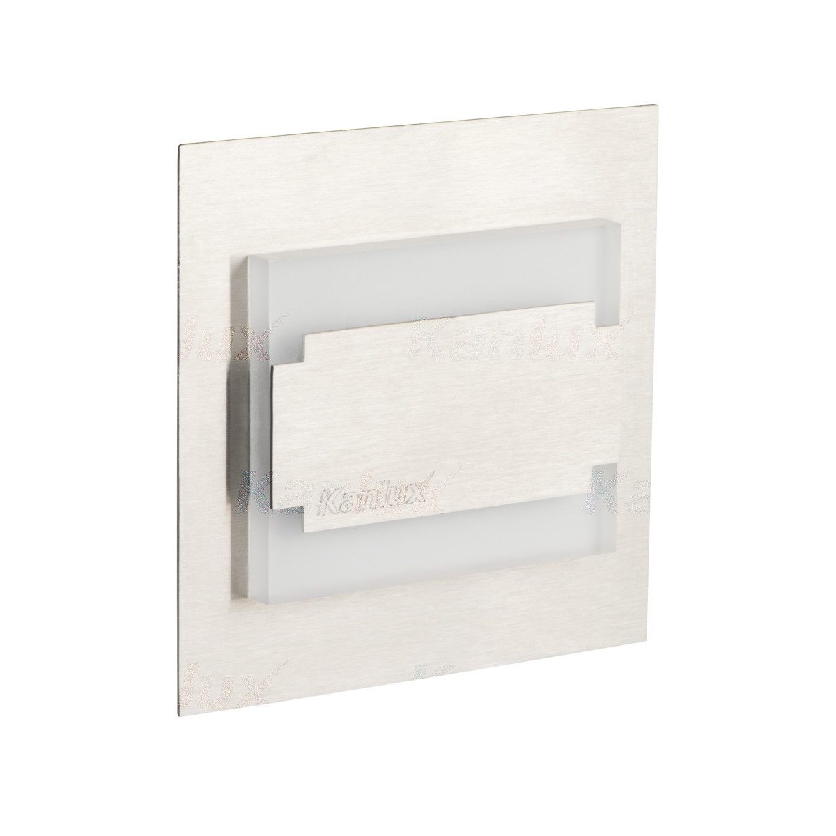 Врізний світильник для підсвічування сходинок 12 V 3000к Сталевий TERRA MINI WW *OPRAWA LED Kanlux, фото 1